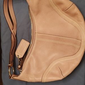COACH classic small hobo bag ~ rose pink (almost tan)